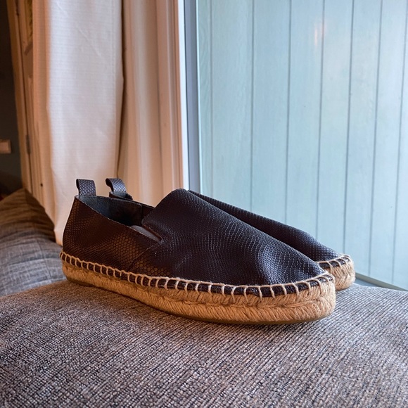 vince espadrilles brown leather size 7 - Picture 5 of 5